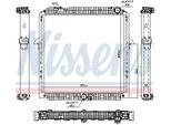 NISSENS Kühler, Motorkühlung 67191 für Mercedes