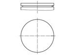 MAHLE Kolben 0210300 für RENAULT