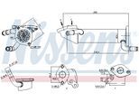 NISSENS Kühler, Abgasrückführung 989282 für Ford Fiat Peugeot