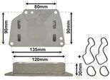 VAN WEZEL Ölkühler, Motoröl 17013705 für Fiat / LANCIA Citroën/Peugeot