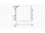 MAGNETI MARELLI Kühler, Motorkühlung 350213184600 für VAG