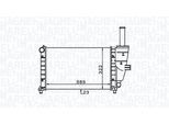 MAGNETI MARELLI Kühler, Motorkühlung 350213187100 für ALFAROME/Fiat/LANCI