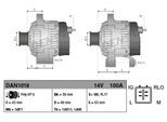 DENSO Generator dan1018 für TOYOTA
