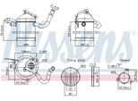 NISSENS Kühler, Abgasrückführung 989480 für Mercedes NISSAN DACIA