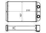 MAHLE Wärmetauscher, Innenraumheizung ah58000s für Fiat