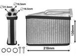 VAN WEZEL Wärmetauscher, Innenraumheizung 06006541 für BMW
