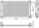 DENSO Kühler, Motorkühlung drm06039 für JEEP Chrysler