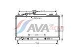 AVA QUALITY COOLING Kühler, Motorkühlung mz2228 für MAZDA