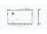 MAGNETI MARELLI Kühler, Motorkühlung 350213179600 für CHEVROLET