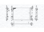 MAGNETI MARELLI Kühler, Motorkühlung 350213200400 für ALFAROME/Fiat/LANCI