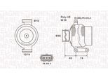 MAGNETI MARELLI Generator 063732034010 für Ford