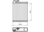 VALEO Wärmetauscher, Innenraumheizung 811517 für Citroën