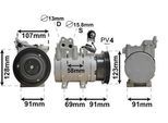 VAN WEZEL Kompressor, Klimaanlage 8200k161 für HYUNDAI