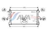 AVA QUALITY COOLING Kühler, Motorkühlung ft2453 für Fiat