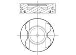MAHLE Kolben 001pi00107002 für Zylinder 4-6
