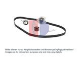 AKS DASIS Wasserpumpe + Zahnriemensatz 570283n für Opel ALFAROME/Fiat/LANCI SAAB Suzuki