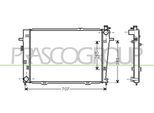 PRASCO Kühler, Motorkühlung hn802r014 für HYUNDAI