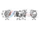AVA QUALITY COOLING Kompressor, Klimaanlage olak606 für Vaughall CHEVROLET