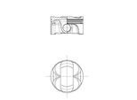 MAHLE Kolben 503pi00101000 für Porsche