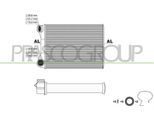 PRASCO Wärmetauscher, Innenraumheizung ft133h002 für Fiat