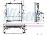 NISSENS Kühler, Motorkühlung 637875 für RENAULT TRUCKS