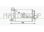 PRASCO Ladeluftkühler ds712n001 für NISSAN