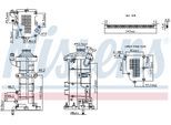 NISSENS Kühler, Abgasrückführung 989374 für Iveco