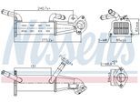 NISSENS Kühler, Abgasrückführung 989451 für Peugeot