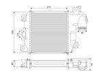 VALEO Ladeluftkühler 818321 für TOYOTA