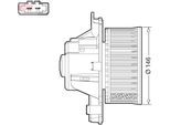 DENSO Innenraumgebläse dea21014 für Peugeot