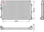 DENSO Kühler, Motorkühlung drm32065 für VW