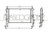 PRASCO Kühler, Motorkühlung op350r002 für Opel