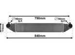 VAN WEZEL Ladeluftkühler 37014704 für Opel