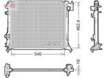 DENSO Kühler, Motorkühlung drm46063 für NISSAN RENAULT