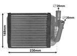 VAN WEZEL Wärmetauscher, Innenraumheizung 58006381 für VW