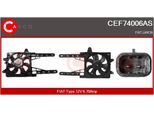 CASCO Elektromotor, Kühlerlüfter cef74006as für Fiat