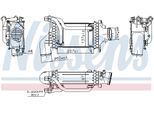 NISSENS Ladeluftkühler 961455 für Mercedes