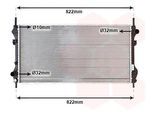 VAN WEZEL Kühler, Motorkühlung 18002318 für Ford