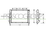 PRASCO Kühler, Motorkühlung rn320r006 für RENAULT