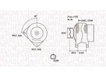 MAGNETI MARELLI Generator 063731975010 für RENAULT