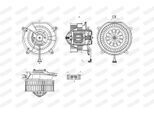 WALKER Innenraumgebläse wbl01416 für Mercedes