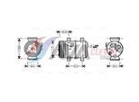 AVA QUALITY COOLING Kompressor, Klimaanlage voak120 für Volvo
