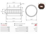 AS-PL Stator, Generator as0054