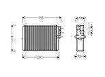 VALEO Wärmetauscher, Innenraumheizung 812328 für Volvo ASIA
