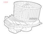 DENSO Innenraumgebläse dea02003 für VW