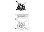 TYC Lüfter, Motorkühlung 8100041 für Ford