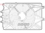 DENSO Lüfter, Motorkühlung der09070 für Fiat