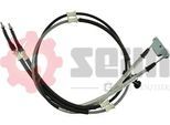 SEIM Seilzug, Feststellbremse 554388 hinten für Opel