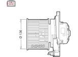 DENSO Innenraumgebläse dea10055 für Ford