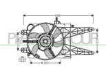 PRASCO Lüfter, Motorkühlung ft133f001 für Fiat